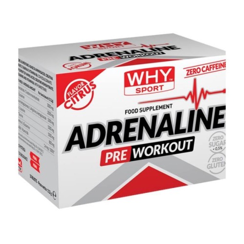 Why Sport
ADRENALINE pre-workout