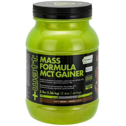+watt
MASS FORMULA MCT Gainer 1.36kg