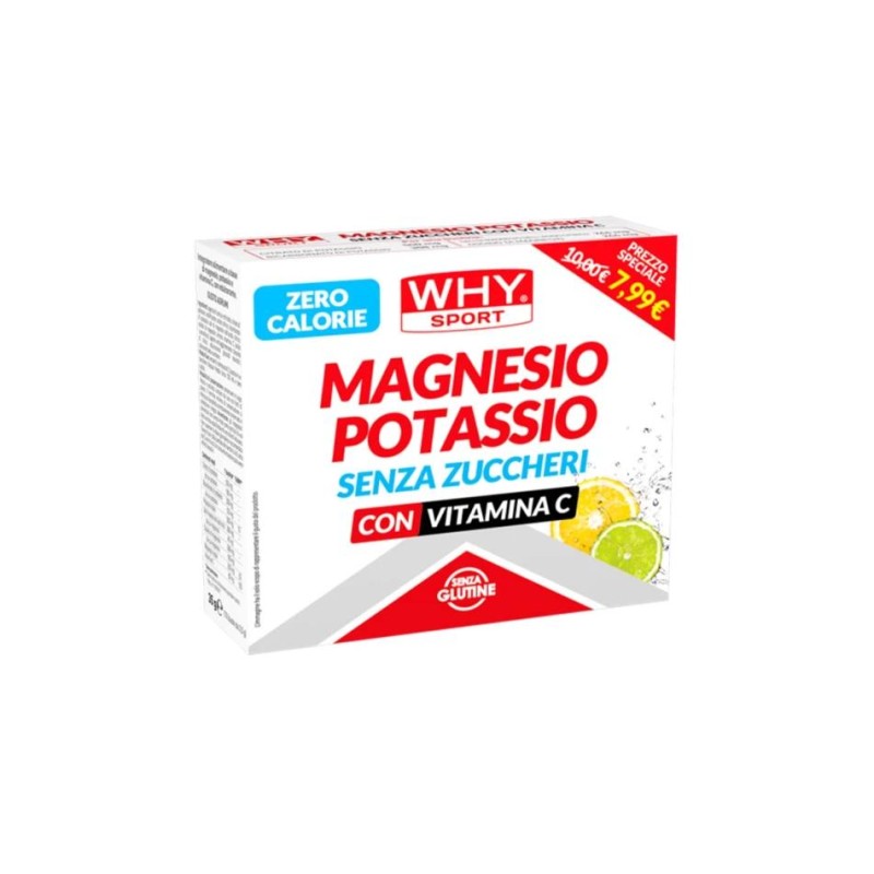 why sport 
MAGNESIO POTASSIO SENZA ZUCCHERI 10 bst