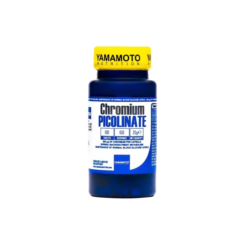 Yamamoto Nutrition
Chromium Picolinate 100cpr
